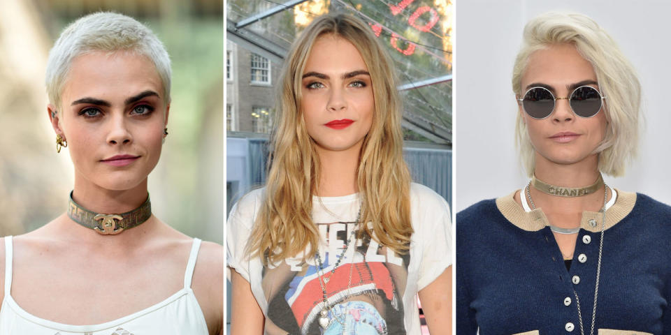 <p>Between bleached blonde buzzcuts, poker straight bobs and her signature dark blonde uber long locks, Cara Delevingne is the ultimate hair chameleon.</p><p>Check out every one of her epic hair styles right here.</p>