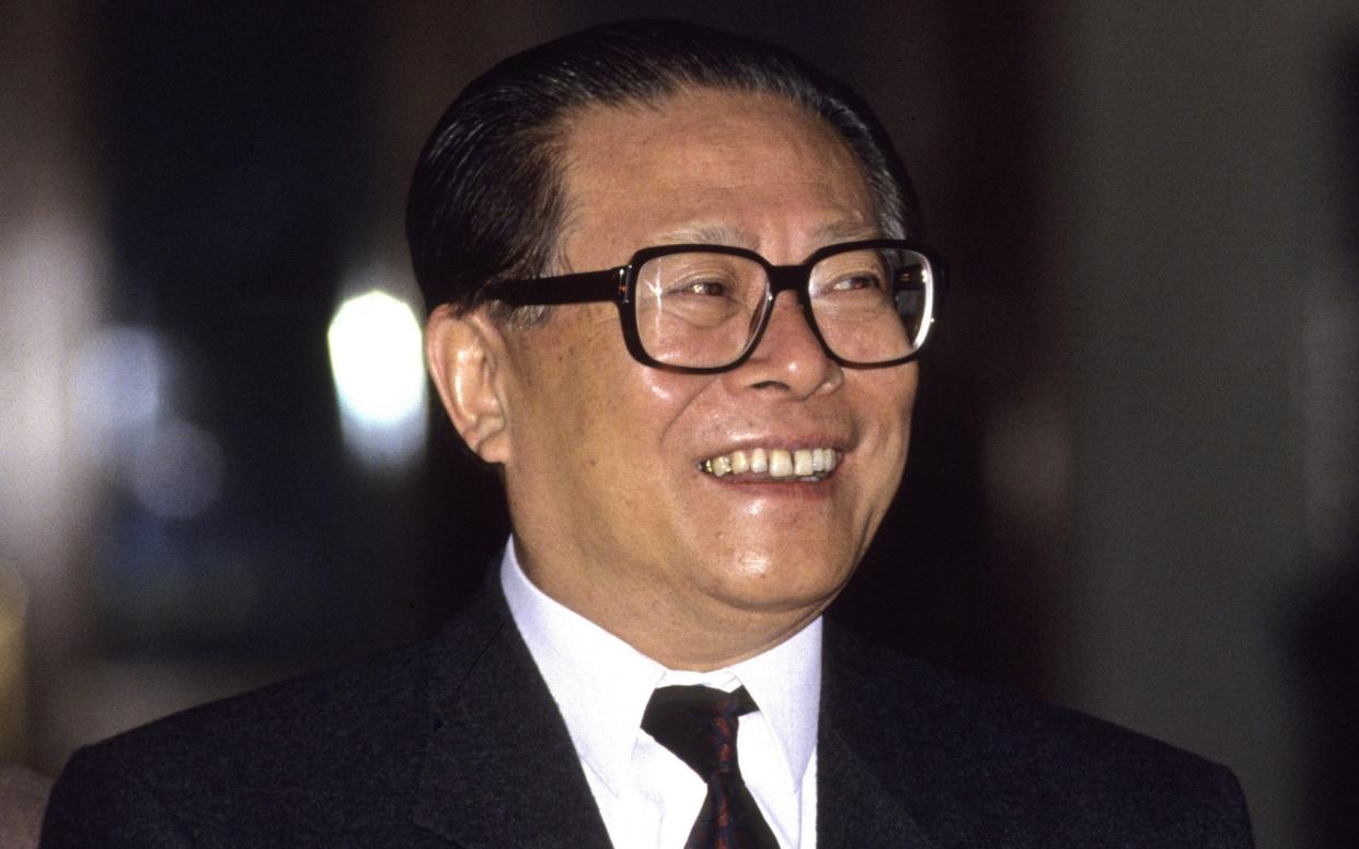 Jiang Zemin in the Great Hall of the People, Beijing, 1992 - Forrest Anderson/Getty Images