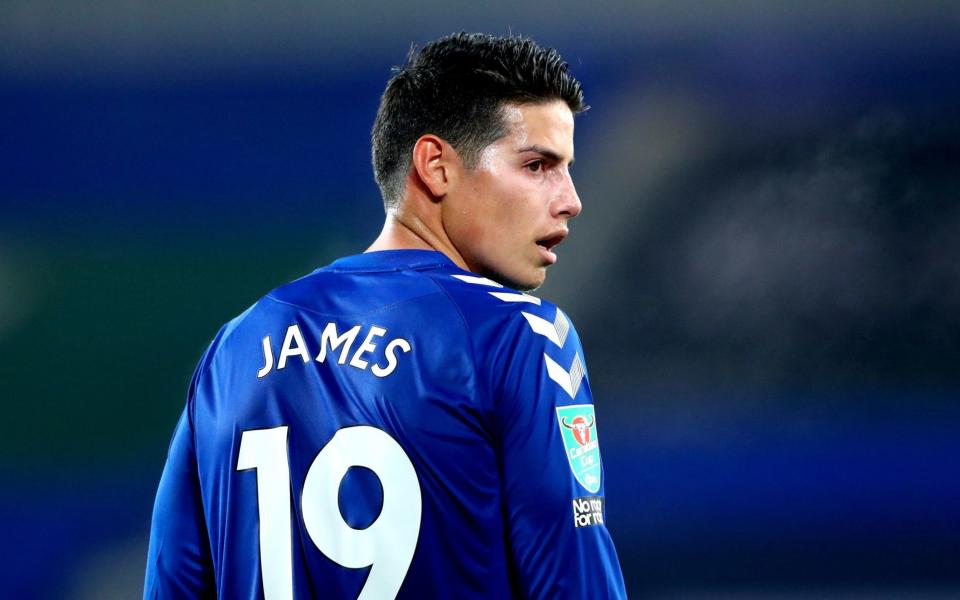 James Rodriguez while playing for Everton - What did £700m buy Everton?  A Premier League charge and another relegation battle - PA/Alex Livesey