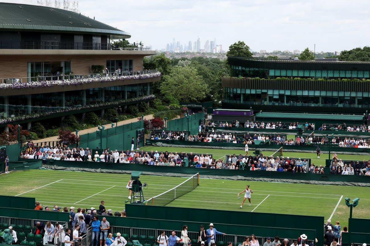 The opening days of Wimbledon have seen its biggest crowds since 2015 (Getty)