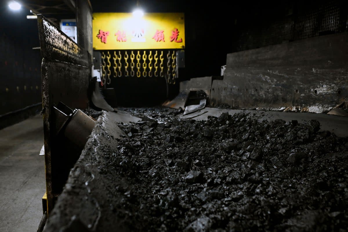 China’s reliance on coal may see it reach top of the carbon emission rankings by some margin in the future  (AFP via Getty)