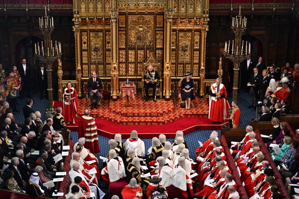 Duchess of Cornwall joins Prince Charles, Prince of Wales for state opening of parliament