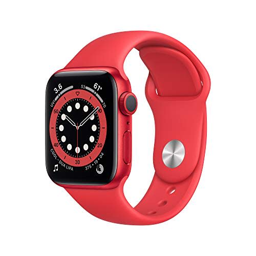 New Apple Watch Series 6 (GPS, 40mm) - (Product) RED - Aluminum Case with (Product) RED﻿ - S…