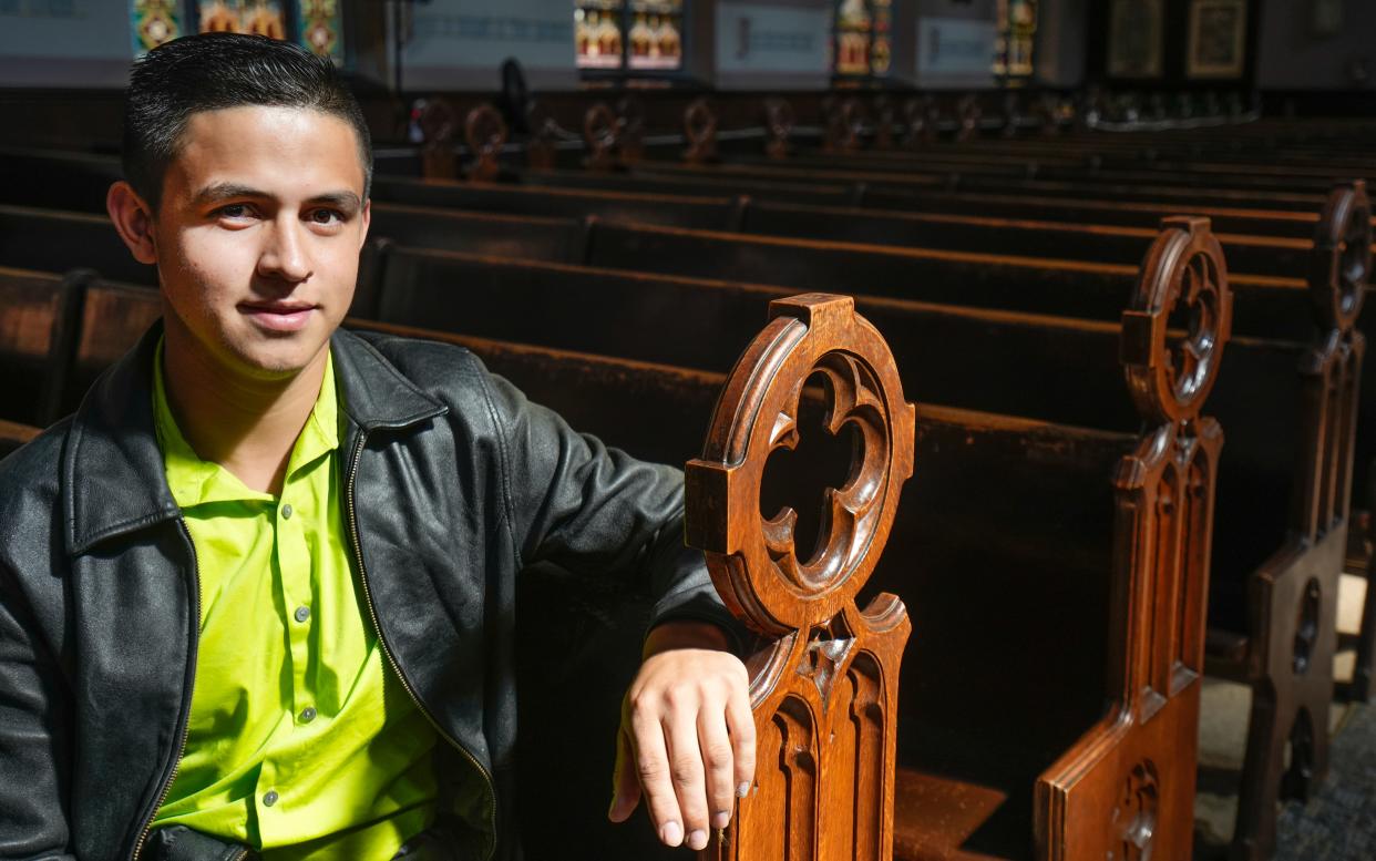 Jarol Sobalvarro, 18, left Nicaragua at 15 seeking a better future in the U.S. He has found a new home in Milwaukee and an anchor at St. Patrick Catholic Church on the city's south side.