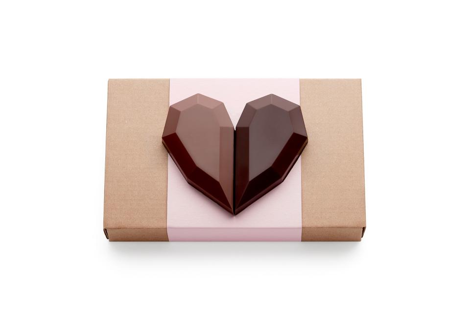 Alain Ducasse chocolate heart (£19) - available from the Coal Drops Yard store