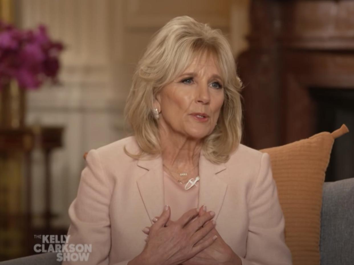 jill biden interview kelly clarkson