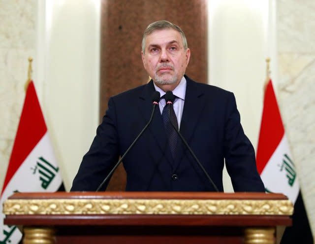 伊拉克總統任命阿拉威（圖）為新任首相，但仍遭該國民眾反對而持續陷入混亂。（Photo by Iraq’s Prime Minister media office）
