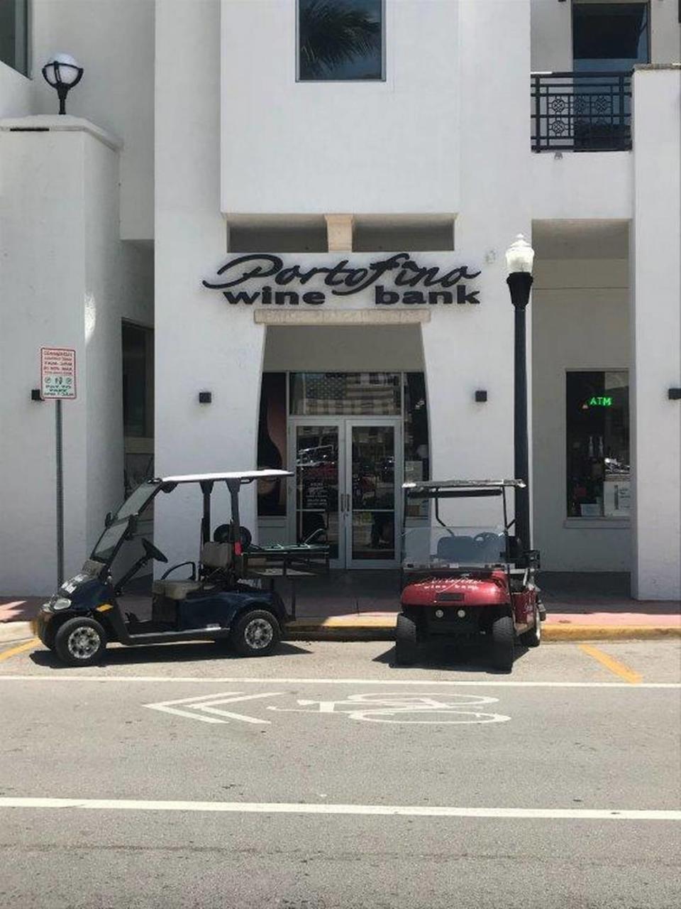 Portofino Wine Bank, at 500 South Pointe Drive in South Beach, opened past 8 p.m. Tuesday after the city of Miami Beach lifted its restriction on retail alcohol sales.