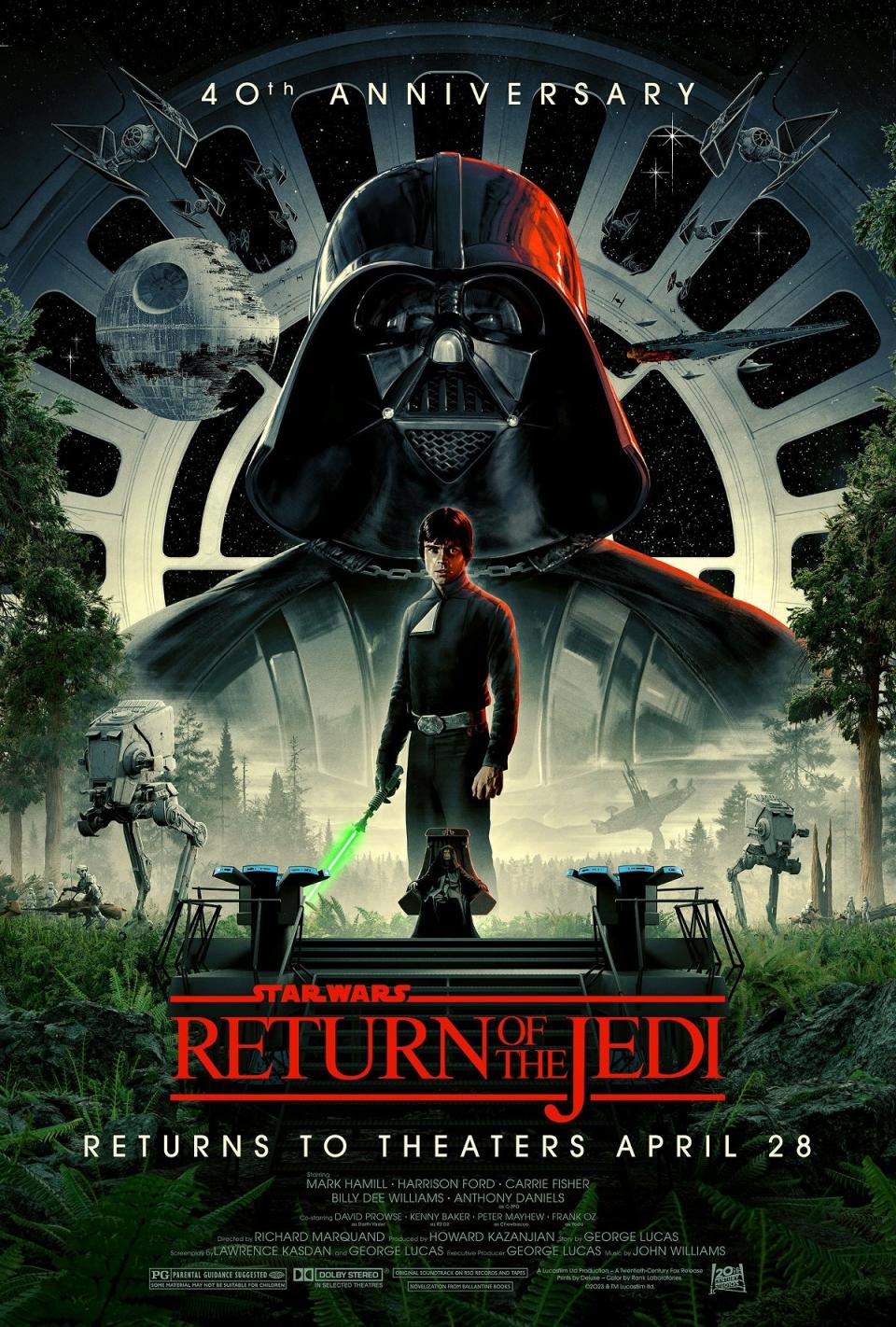 Matt Ferguson's Return of the Jedi 40th anniversary poster. 