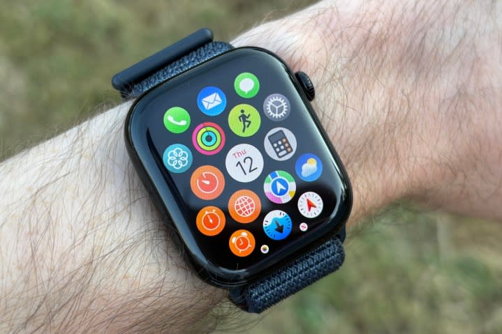 La vue des applications sur l'Apple Watch Series 10