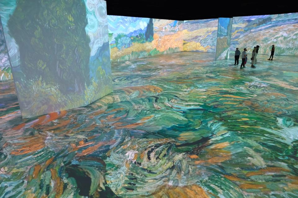 “Beyond Van Gogh,” during a recent run in Miami. The exhibit is one of multiple immersive experiences centered on the art and life of Vincent Van Gogh that are touring the United States right now.