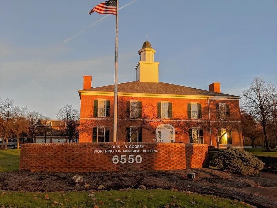 The Worthington Municipal Building is at 6550 N. High St. in Worthington.