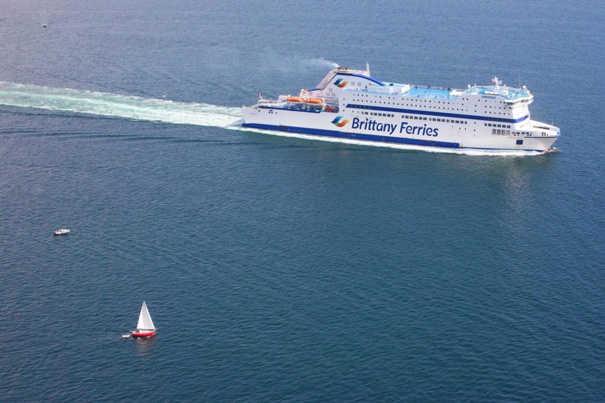 Destination unknown: Armorique, one of the ferries about to be laid up as a result of a slump in demand