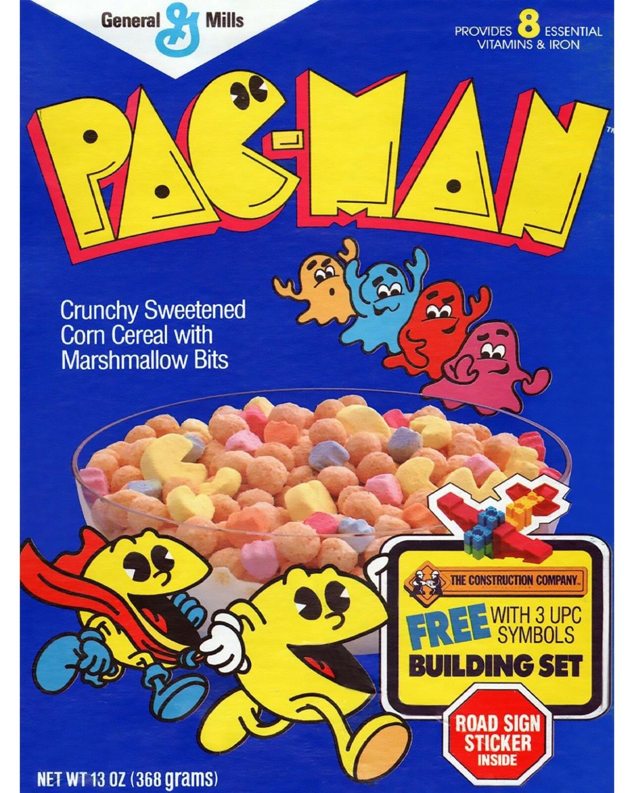 Pac-Man Cereal Box High Quality Metal Magnet 