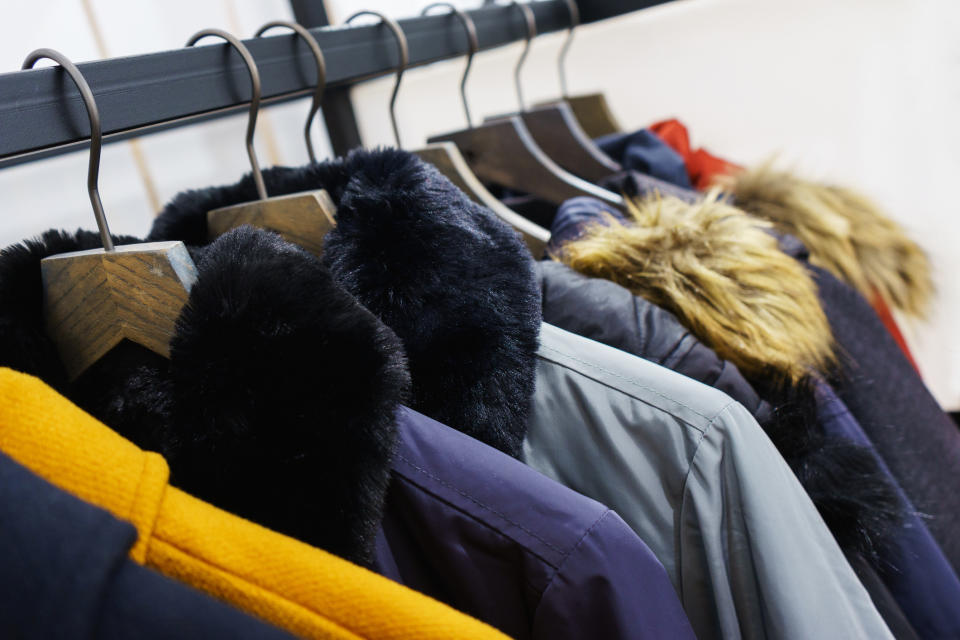 rack of coats