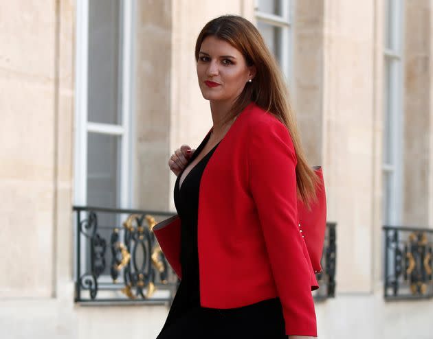 Marlène Schiappa, ici en juillet 2020, quitte le gouvernement où elle est entrée dès 2017 et a occupé deux postes, secrétaire d'Etat à l'Égalité femmes-hommes puis ministre déléguée chargée de la Citoyenneté. REUTERS/Benoit Tessier (Photo: Benoit Tessier via Reuters)