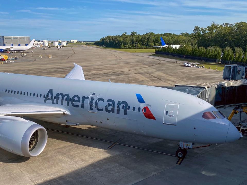 American's first 787 since the FAA paused deliveries.