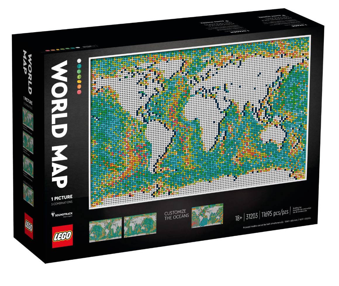 Lego Art World Map 31203