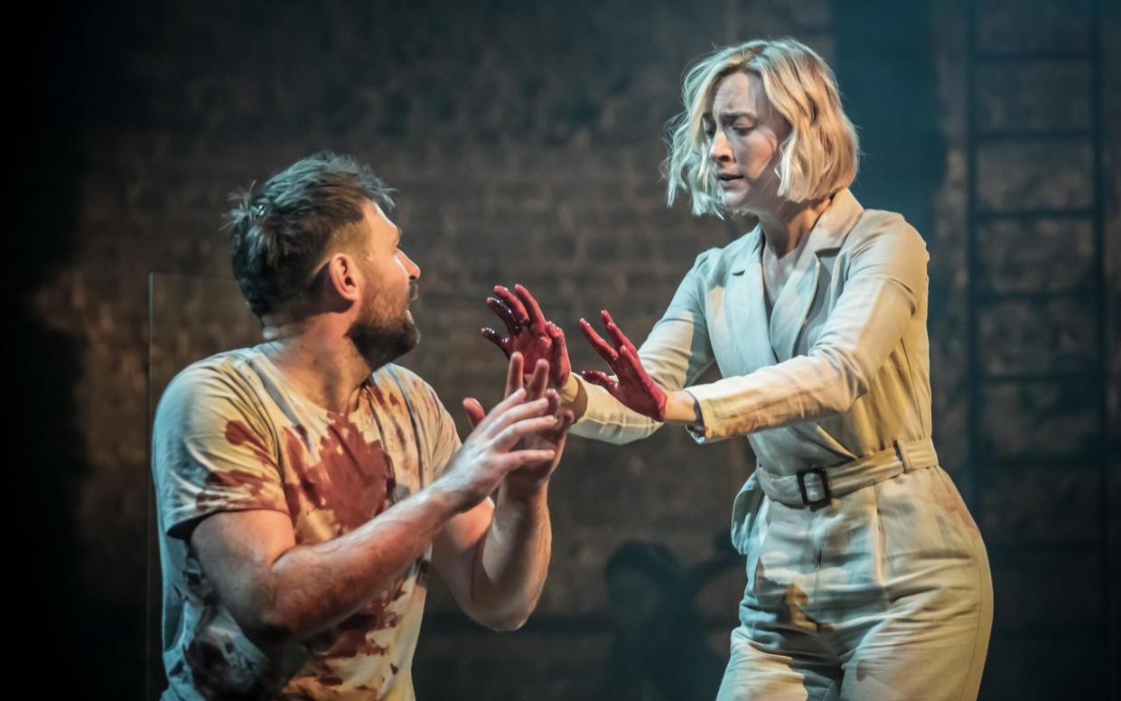 James McArdle and Saoirse Ronan in The Tragedy of Macbeth, at the Almeida - Marc Brenner