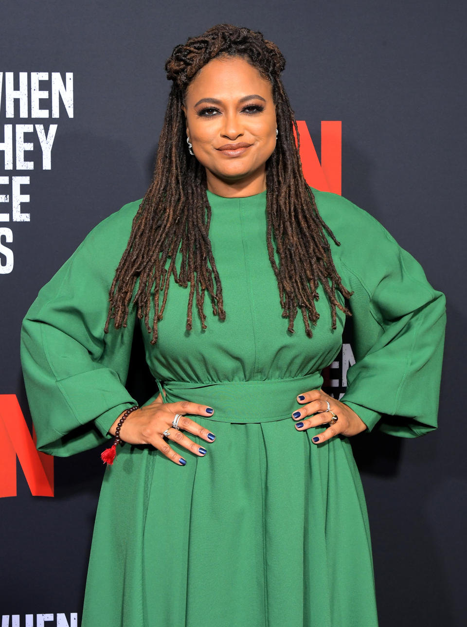 Ava DuVernay is encouraging black youth to embrace their natural locs in wake of problematic viral photos of a white woman cutting off a black boy's hair. (Photo: Getty Images)