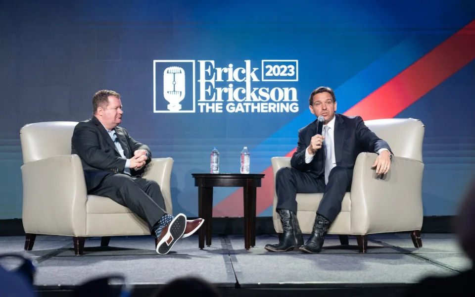 Ron DeSantis at an event in Atlanta