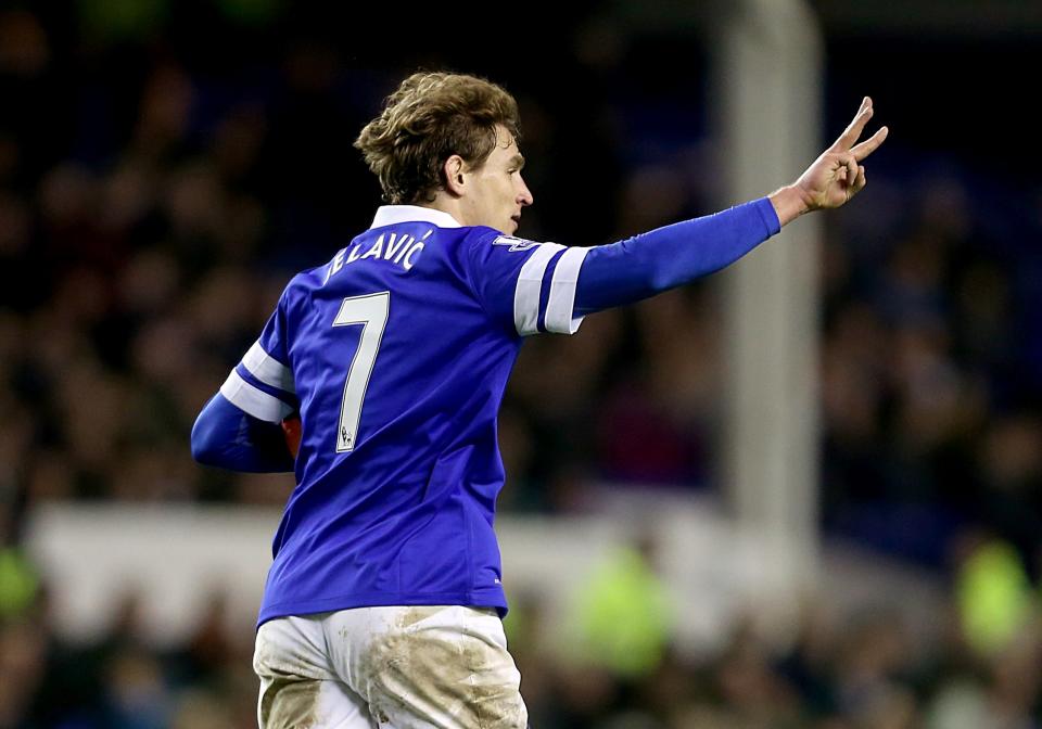 <p>Jelavic scored 21 times for Everton </p>