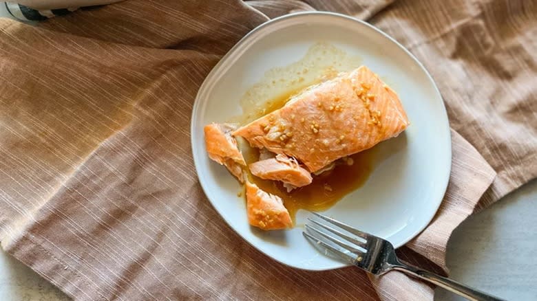 baked salmon with honey