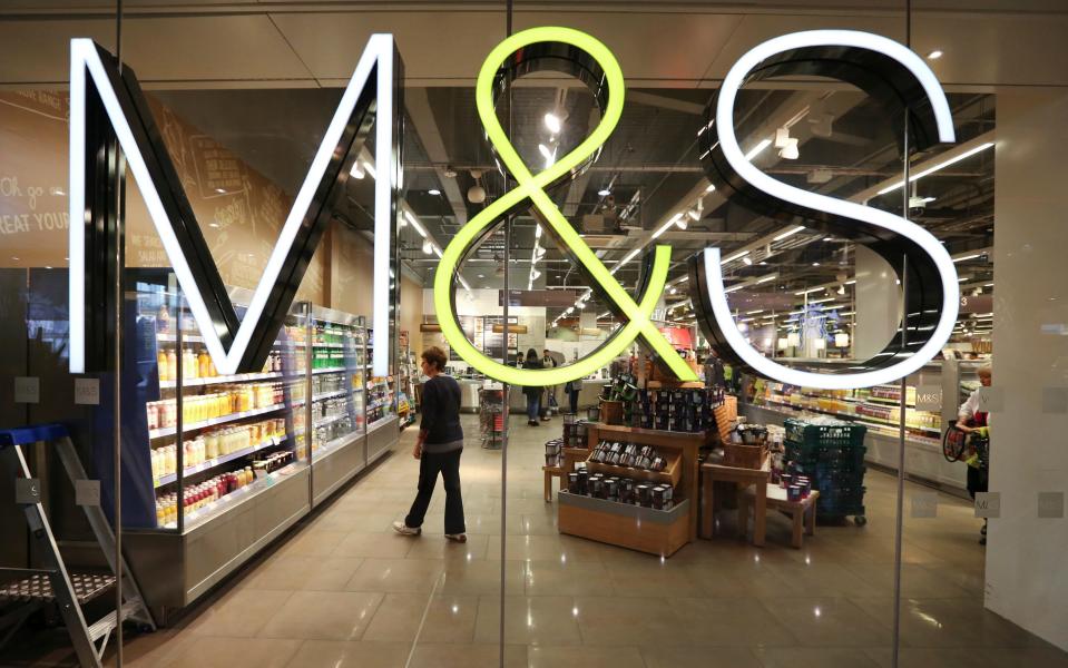 Marks & Spencer's profits have been dragged down by the costs of closing stores