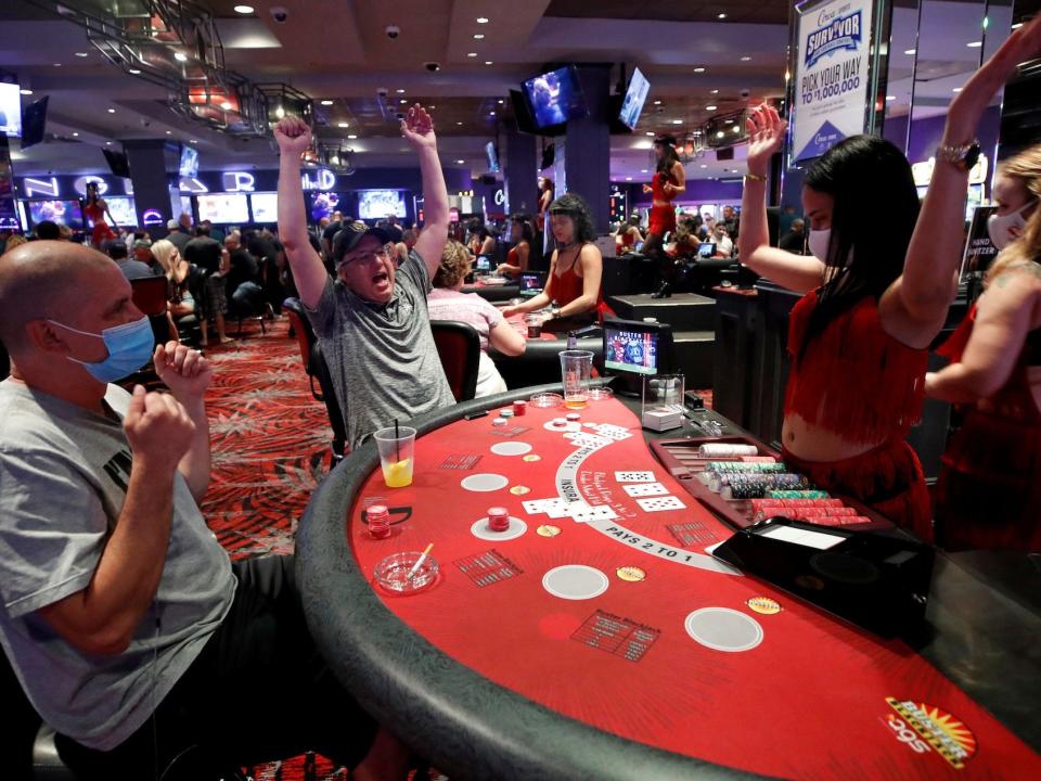 las vegas casinos reopen nevada lockdown coronavirus gambling