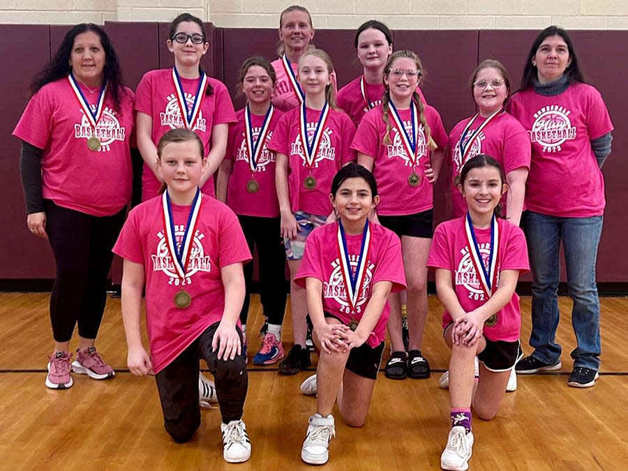 The Nolan's Auto-Body Wreckers, coached by Robin Nolan, Melanie Mahoney and Tiffany Tyler, won the 2023-24 Honesdale Missy Basketball Association championship by defeating the Hawks in the title tilt.