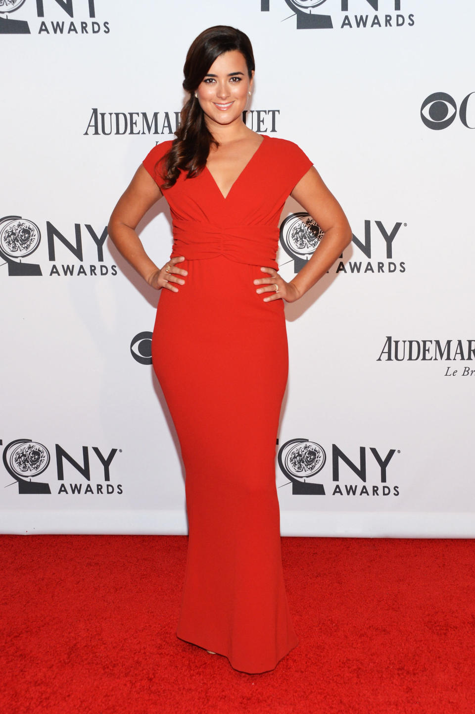 NEW YORK, NY - JUNE 10: Actress Cote de Pablo attends the 66th Annual Tony Awards at The Beacon Theatre on June 10, 2012 in New York City. (Photo by Mike Coppola/Getty Images)