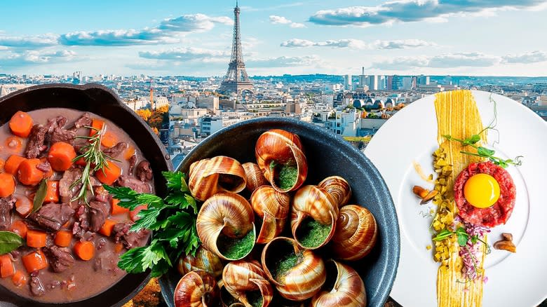 paris escargot tartare cassoulet 