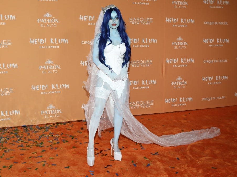 Becky G during Heidi Klum's 22nd Annual Halloween Party Presented By PATRÓN EL ALTO at Marquee New York