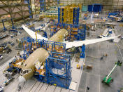 The 787 Dreamliner has orders for 878 airplanes from 57 customers.