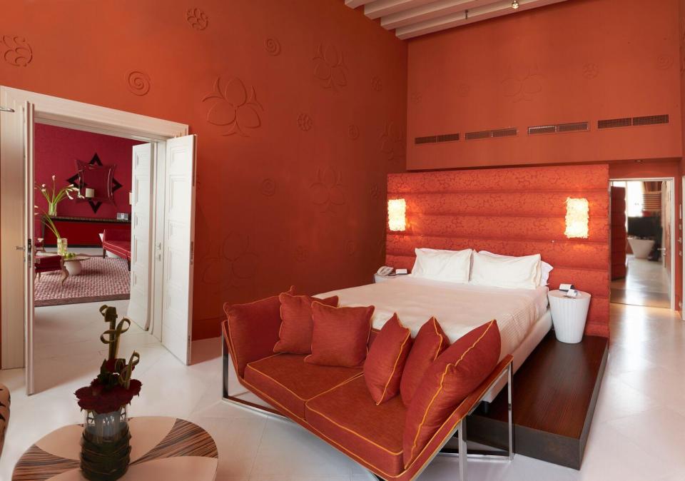 Centurion Palace’s brash colour schemes are a diversion from the Venice normSina Hotels