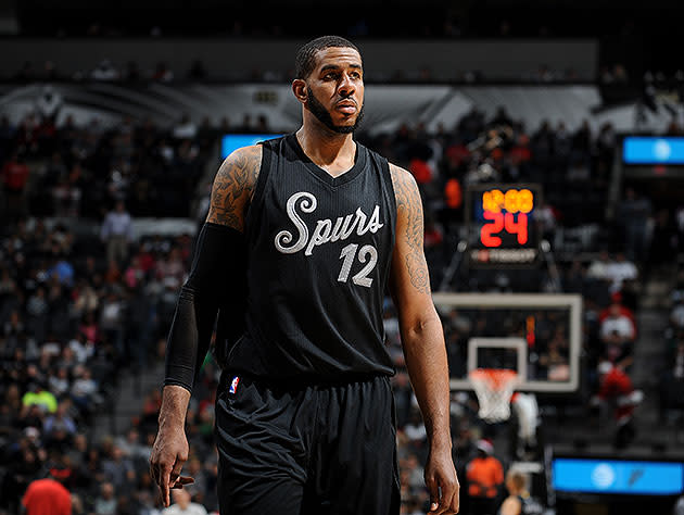 LaMarcus Aldridge hit for a season-high on national TV. (Getty Images)