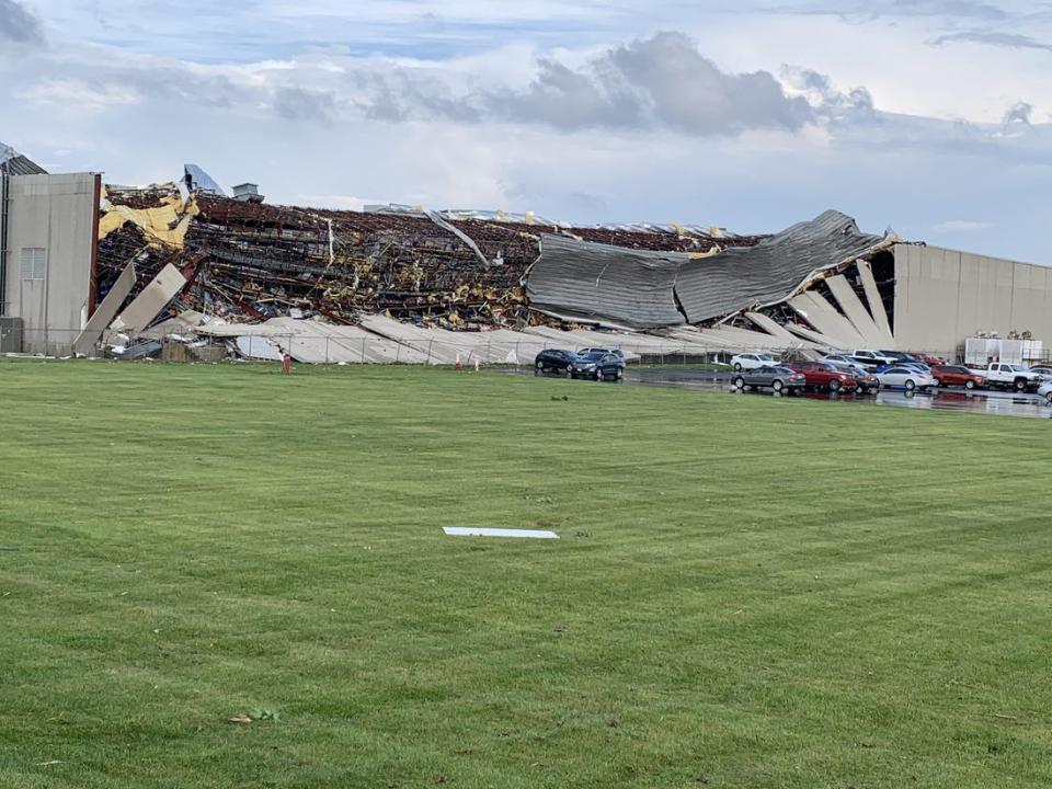 Miami County Meijer Distribution Center Storm Damage