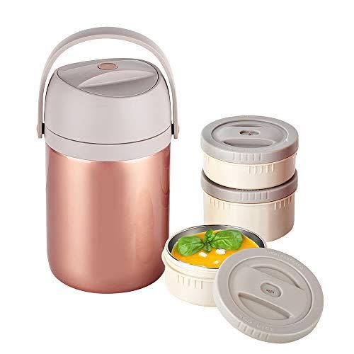 1) Stackable Thermal Lunch Box Vacuum