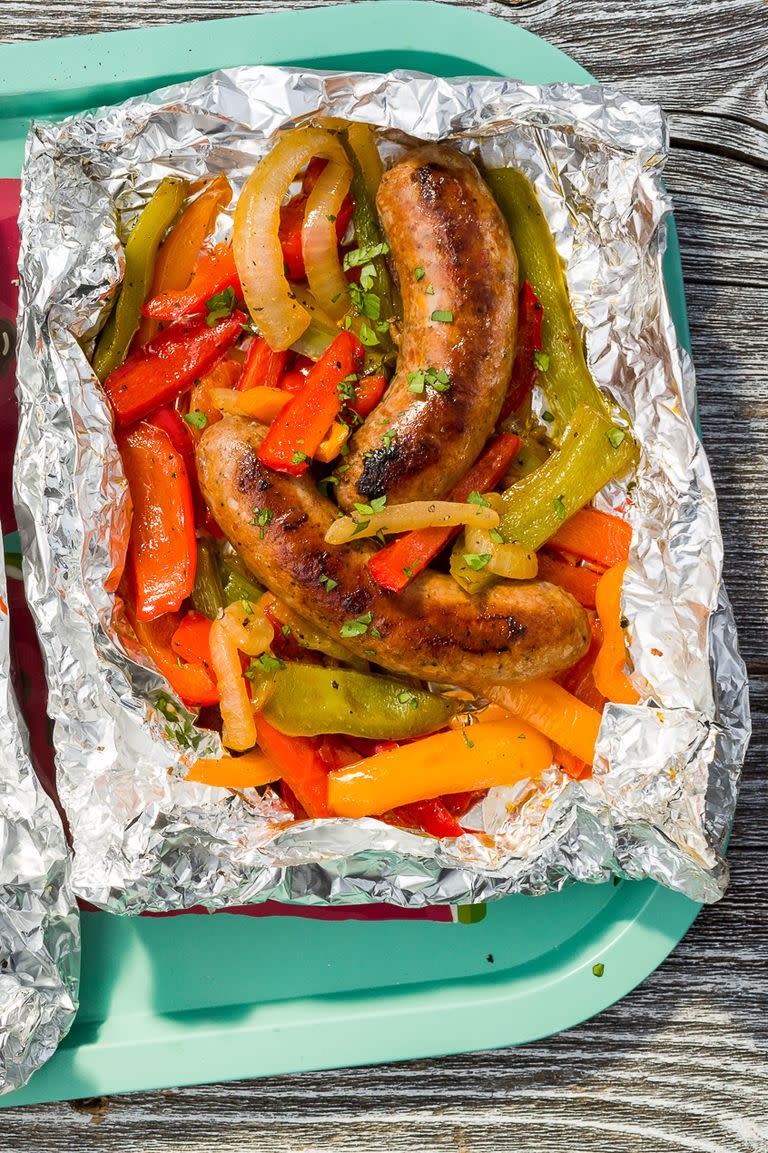 Sausage & Peppers Foil Pack