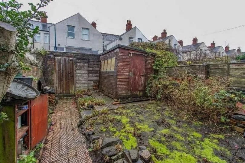 BEFORE: Garden makeover should always be part of the renovation plan - it looks unloved