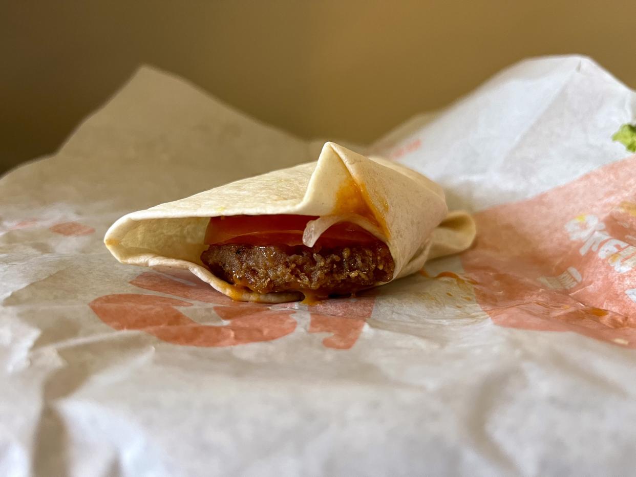 Fiery Buffalo Royal Crispy Wrap from burger king