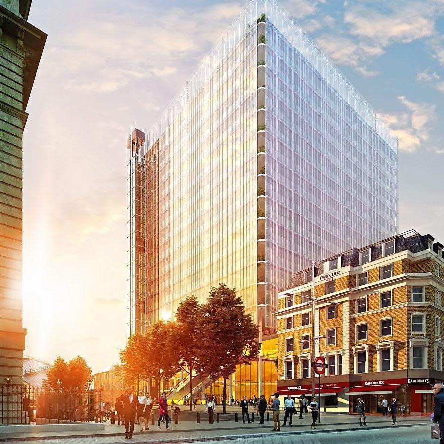 Square peg: Irvine Sellar's Paddington "Cube", designed by Renzo Piano, has been given the go-ahead