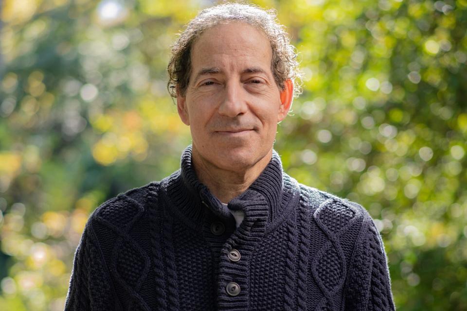 TAKOMA PARK, MD -- NOVEMBER 01: Congressman Jamie Raskin represents Marylands 8th district. He served as an impeachment manager against President Donald Trump, and had to hide and flee from insurrectionists on January 6th. His son, Tommy, committed suicide last year at the age of 25, and the Raskins buried him the day before the attack on the Capitol. (photo by Andre Chung for The Washington Post via Getty Images)