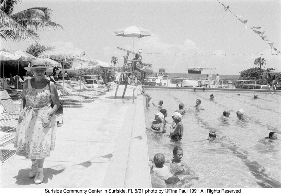 Tina Paul, now vice mayor of Surfside, is a professional photographer who in addition to capturing nightlife in New York City has documented daily life in her hometown -- including this image of the Surfside Community Center in 1991.