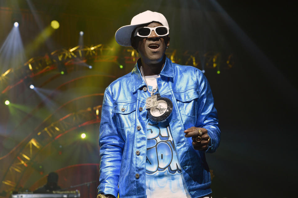 Flavor Flav Performing Onstage