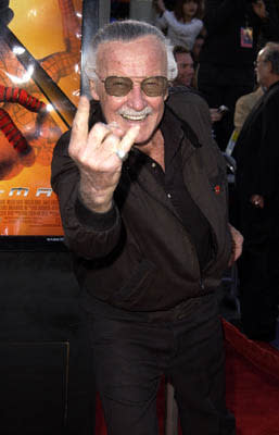 Stan Lee at the LA premiere of Columbia Pictures' Spider-Man