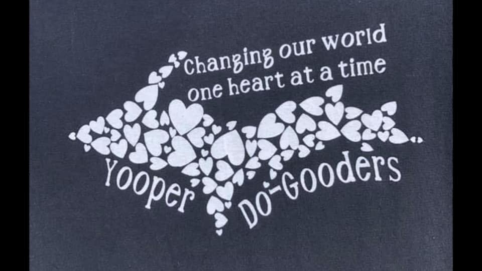 Logo for the local Facebook volunteering group Yooper Do-Gooders.