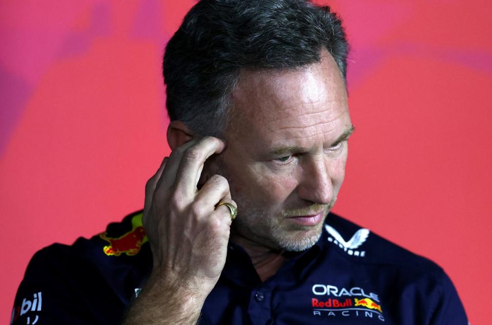 Christian Horner’s accuser was suspended by Red Bull, it emerged on Thursday (Getty Images)