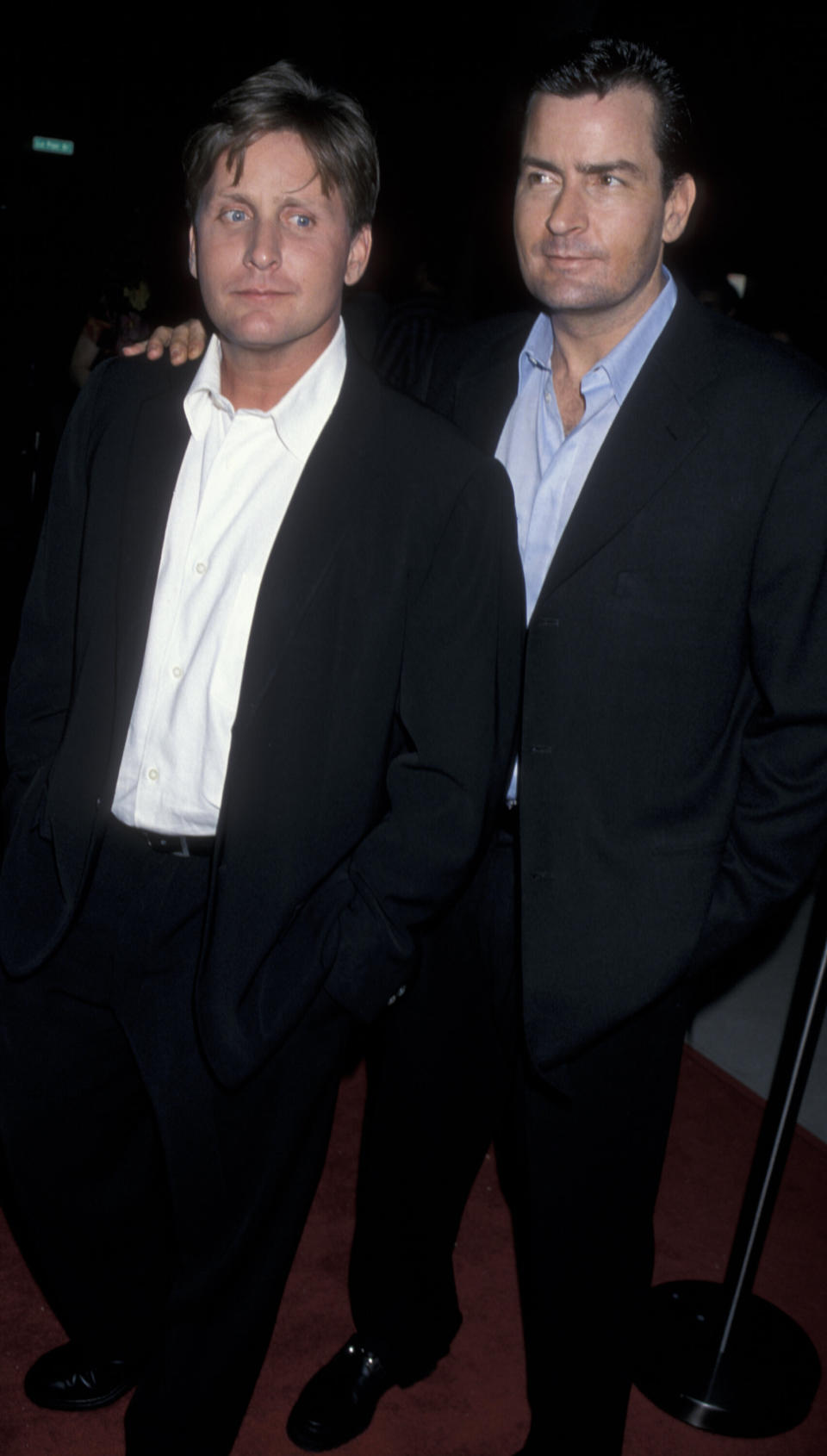 <a href="https://www.huffpost.com/topic/emilio-estevez" target="_blank" rel="noopener noreferrer">Emilio Estevez </a>and <a href="https://www.huffpost.com/entertainment/topic/charlie-sheen" target="_blank" rel="noopener noreferrer">Charlie Sheen</a> are brothers with different surnames.&nbsp;Both actors are the sons of actor Martin Sheen, whose&nbsp;<a href="https://www.tvguide.com/celebrities/martin-sheen/bio/164917/" target="_blank" rel="noopener noreferrer">birth name</a> is Ramon Gerard Antonio Estevez. Charlie Sheen followed suit, changing his name from <a href="https://www.huffpost.com/entry/charlie-sheen-real-name-carlos-estevez_n_3332502" target="_blank" rel="noopener noreferrer">Carlos Estevez</a> to Charlie Sheen.&nbsp;Emilio kept the family name.