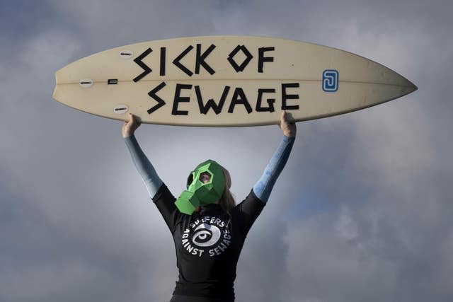 Surfers Against Sewage protest